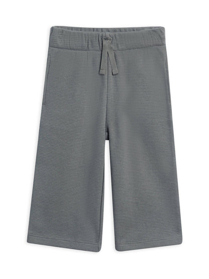 Clove Waffle Knit Straight Leg Pants