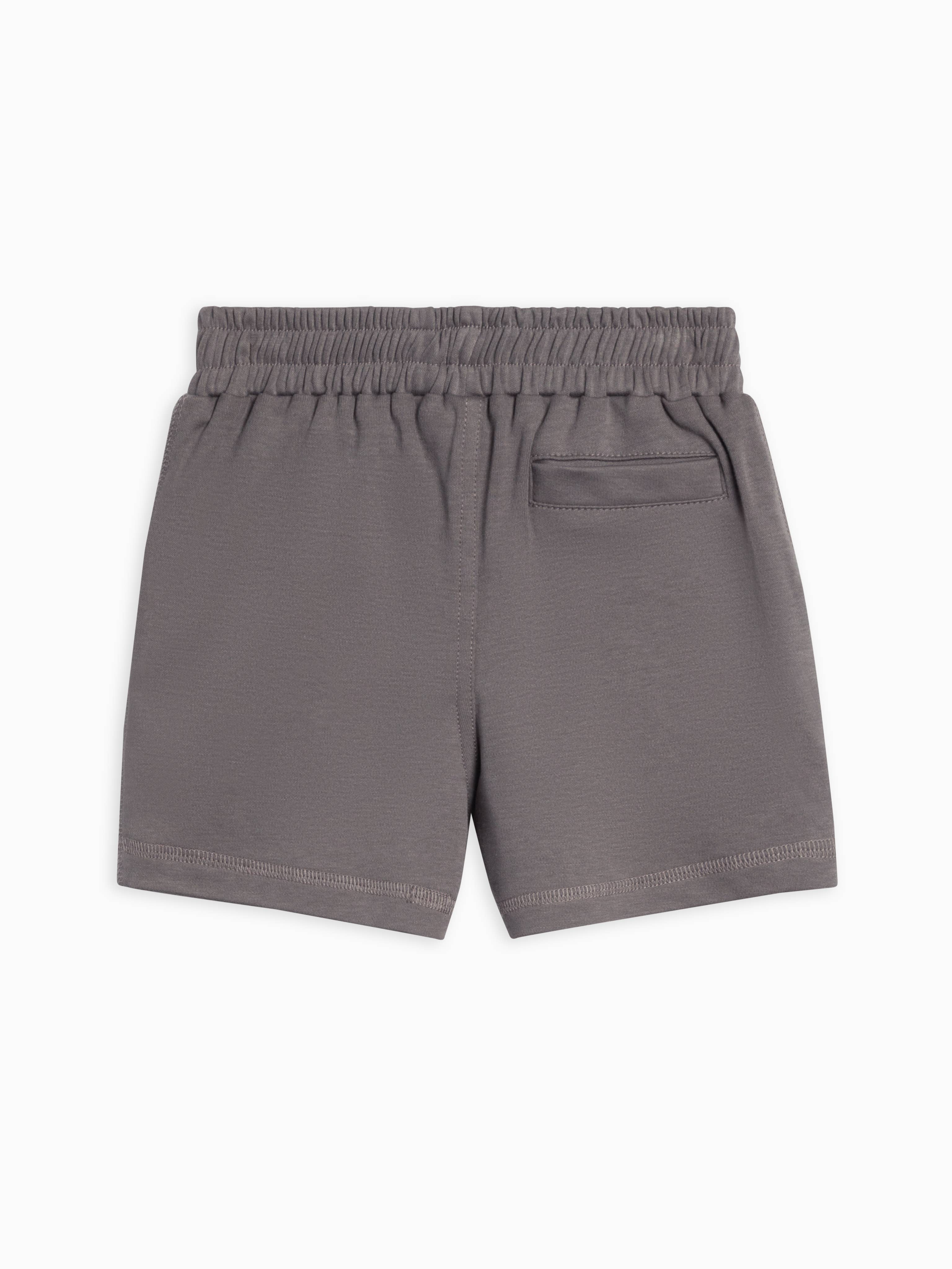 Organic Baby and Kids Dane Short - Pewter