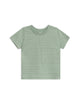 Organic Baby and Kids Classic Crew Neck Tee - Pebble / Jade