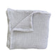 Grey Waffle Bamboo Baby Blanket, 40"x40"- Soft Baby Swaddle Blanket Gender Neutral Baby Shower Gift