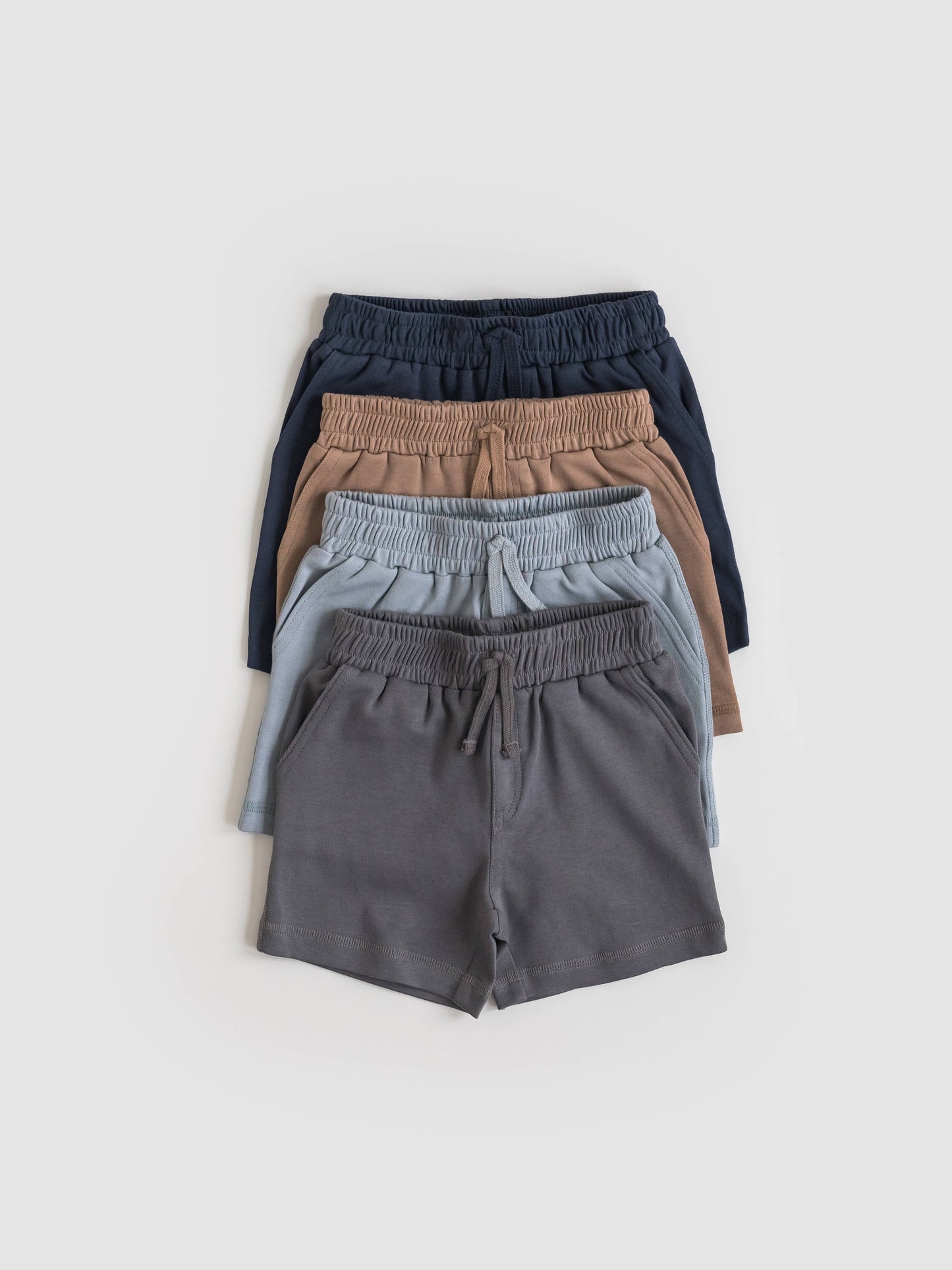 Organic Baby and Kids Dane Short - Pewter