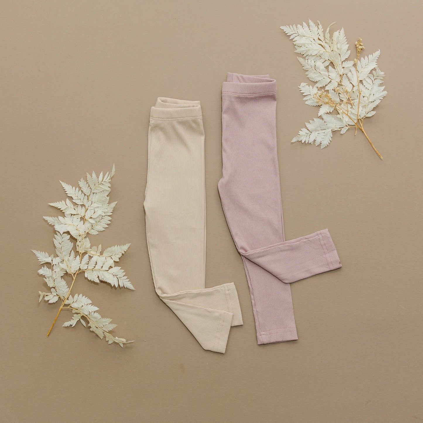 Bamboo Leggings-Dusty Rose