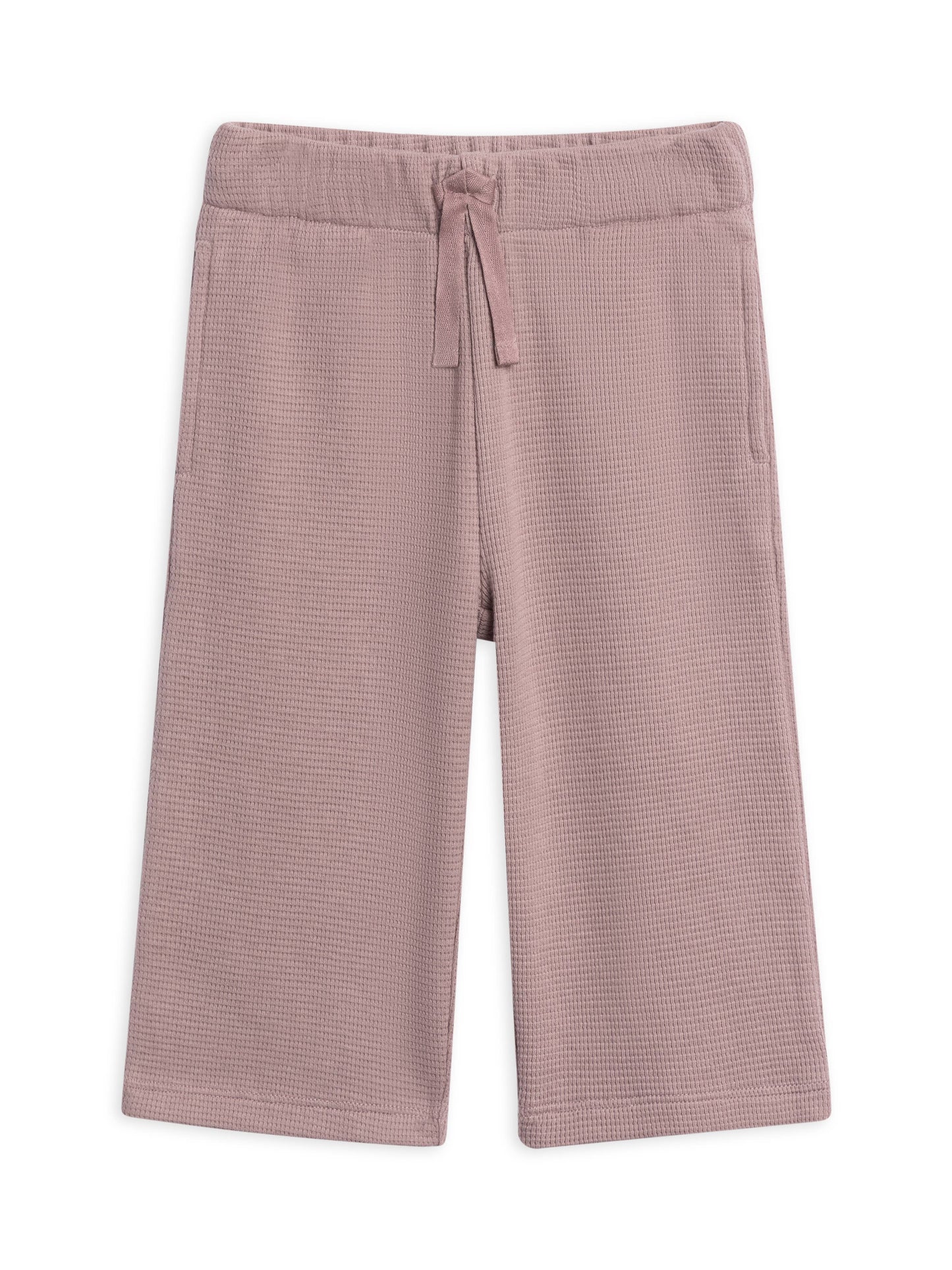 Clove Waffle Knit Straight Leg Pants